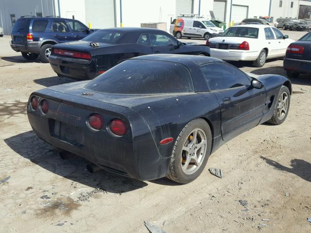 1G1YY22G0Y5119496 - 2000 CHEVROLET CORVETTE BLACK photo 4