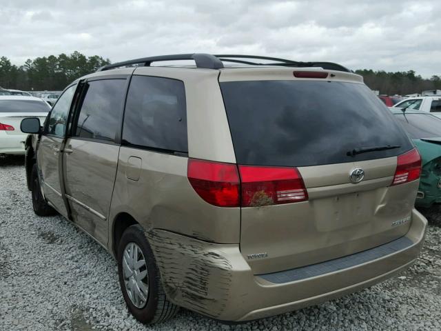 5TDZA23CX5S285087 - 2005 TOYOTA SIENNA CE GOLD photo 3