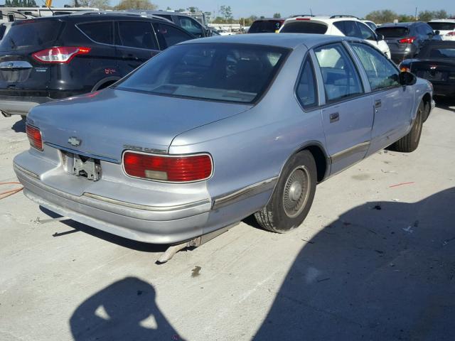 1G1BL52W9SR181475 - 1995 CHEVROLET CAPRICE CL BLUE photo 4