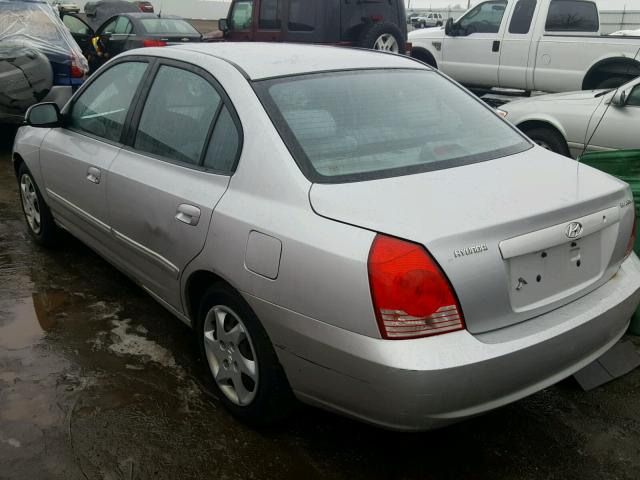 KMHDN46D15U168861 - 2005 HYUNDAI ELANTRA GL SILVER photo 3