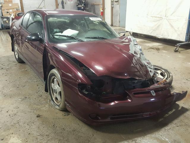 2G1WW12E849445811 - 2004 CHEVROLET MONTE CARL 勃艮第红 照片 1