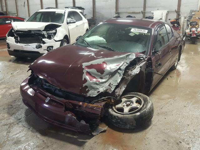 2G1WW12E849445811 - 2004 CHEVROLET MONTE CARL 勃艮第红 照片 2