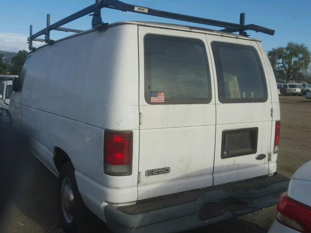 1FTNE24L91HA09161 - 2001 FORD ECONOLINE WHITE photo 3