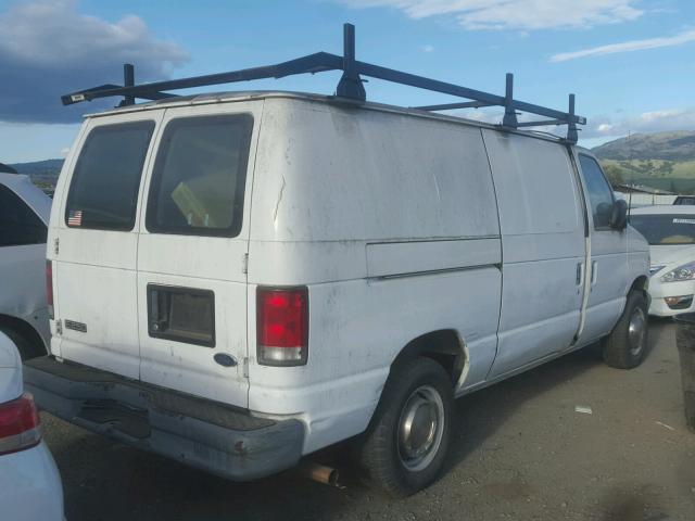 1FTNE24L91HA09161 - 2001 FORD ECONOLINE WHITE photo 4