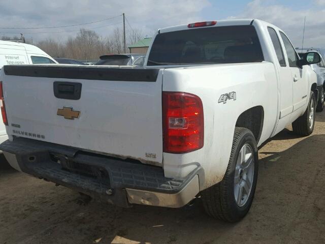 1GCEK19008Z192066 - 2008 CHEVROLET SILVERADO WHITE photo 4