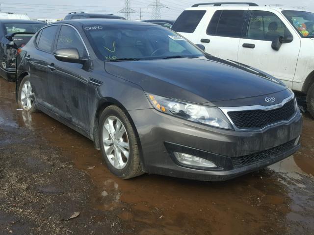 5XXGN4A7XCG054704 - 2012 KIA OPTIMA EX GRAY photo 1