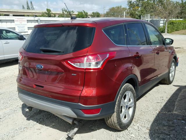 1FMCU0G74GUB89772 - 2016 FORD ESCAPE SE RED photo 4