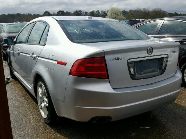 19UUA66265A030262 - 2005 ACURA TL SILVER photo 3