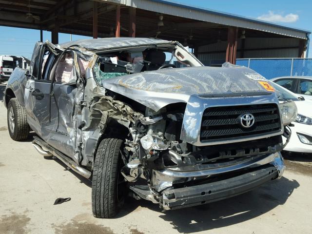 5TFRT54148X018194 - 2008 TOYOTA TUNDRA DOU SILVER photo 1