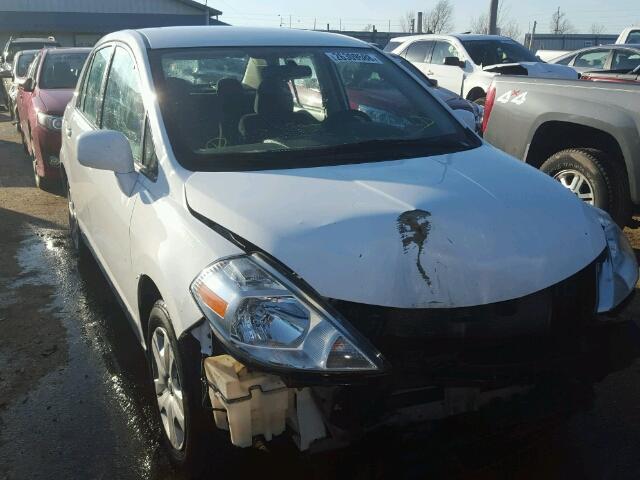 3N1BC1AP0BL455117 - 2011 NISSAN VERSA S WHITE photo 1