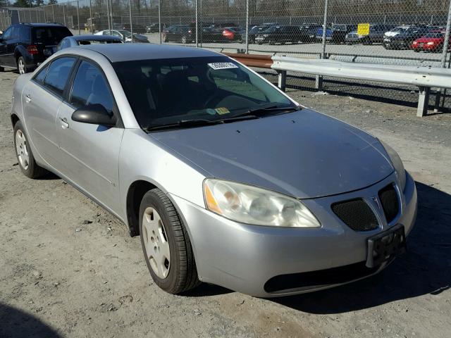 1G2ZG558664269821 - 2006 PONTIAC G6 SE1 SILVER photo 1