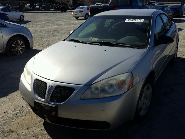 1G2ZG558664269821 - 2006 PONTIAC G6 SE1 SILVER photo 2