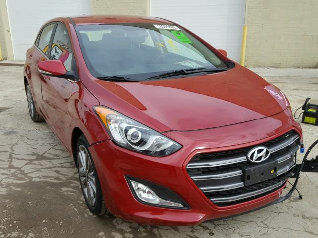 KMHD35LH1GU337038 - 2016 HYUNDAI ELANTRA GT RED photo 1