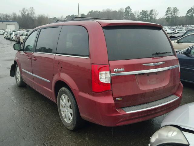 2C4RC1BG9FR739770 - 2015 CHRYSLER TOWN & COU BURGUNDY photo 3