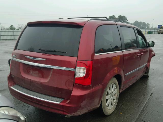 2C4RC1BG9FR739770 - 2015 CHRYSLER TOWN & COU BURGUNDY photo 4