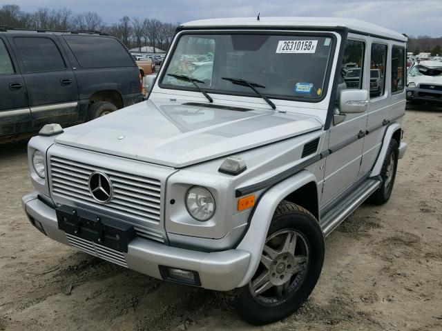 WDCYR49E05X160810 - 2005 MERCEDES-BENZ G 500 SILVER photo 2