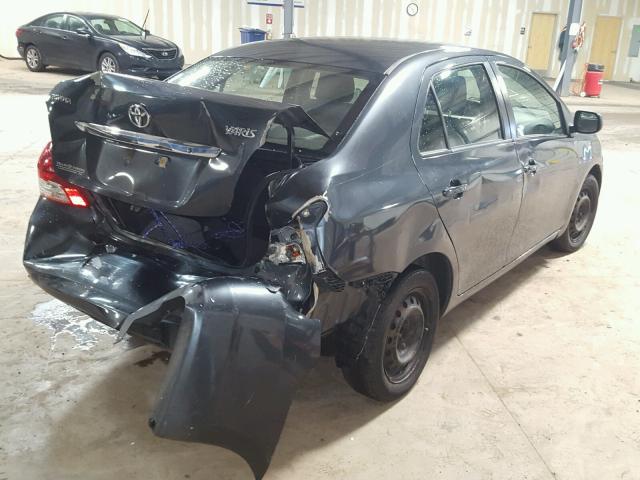 JTDBT903371079330 - 2007 TOYOTA YARIS GRAY photo 4