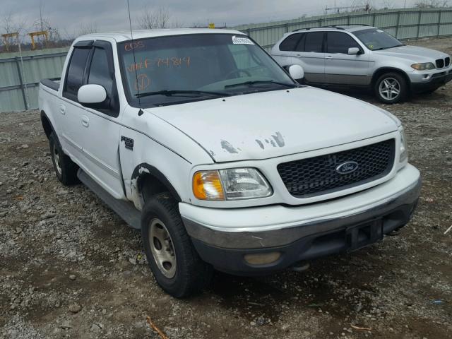 1FTRW08L31KF74814 - 2001 FORD F150 SUPER WHITE photo 1