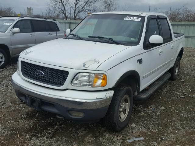 1FTRW08L31KF74814 - 2001 FORD F150 SUPER WHITE photo 2