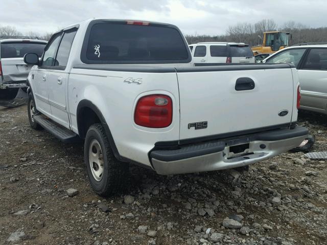 1FTRW08L31KF74814 - 2001 FORD F150 SUPER WHITE photo 3