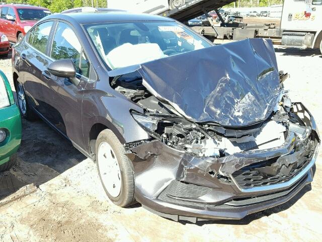 1G1BE5SM7G7268626 - 2016 CHEVROLET CRUZE LT BLACK photo 1