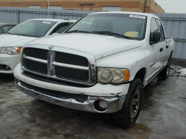 1D7HU18N72J216962 - 2002 DODGE RAM 1500 WHITE photo 2