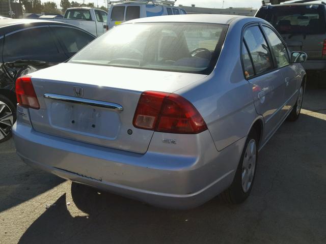 2HGES26742H589781 - 2002 HONDA CIVIC EX ვერცხლისფერი ფოტო 4