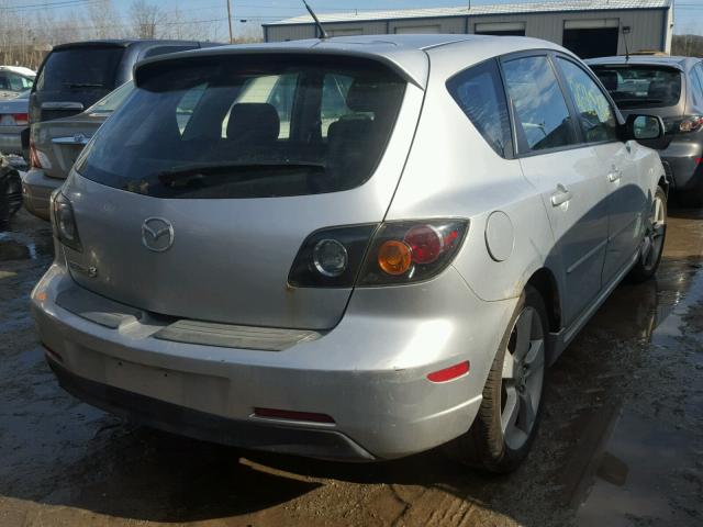 JM1BK344861438107 - 2006 MAZDA 3 HATCHBAC SILVER photo 4