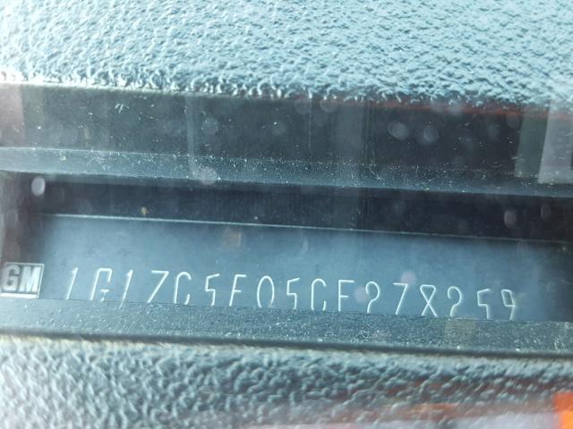 1G1ZC5E05CF278259 - 2012 CHEVROLET MALIBU 1LT 黑色 照片 10