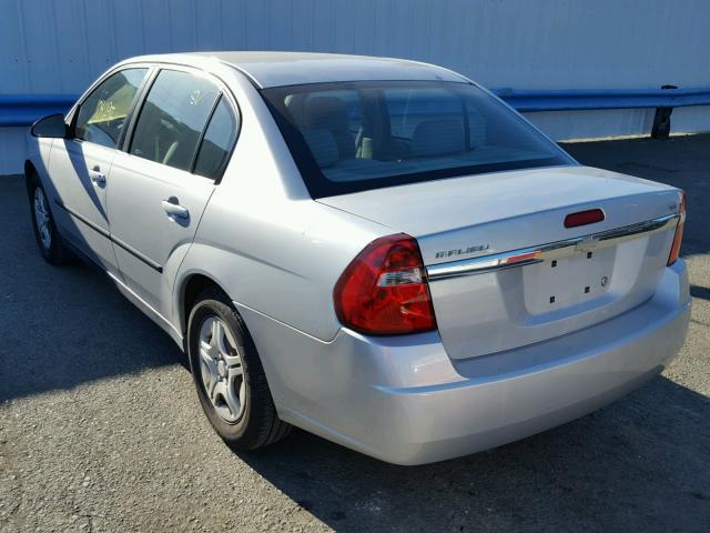 1G1ZS52805F131461 - 2005 CHEVROLET MALIBU SILVER photo 3