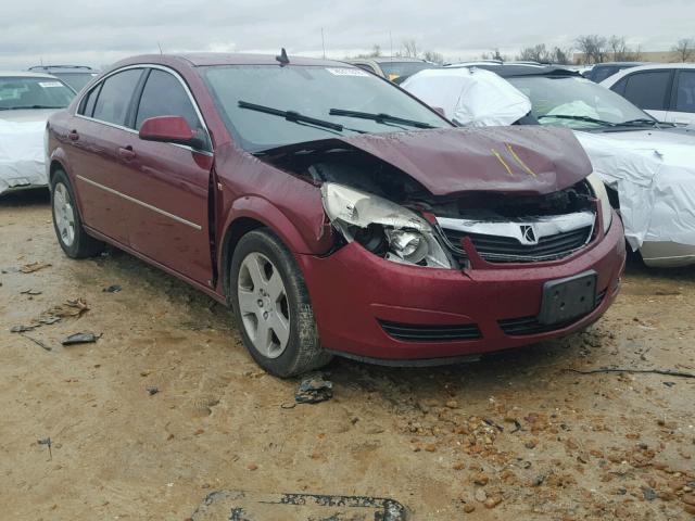 1G8ZS57N38F259116 - 2008 SATURN AURA XE RED photo 1