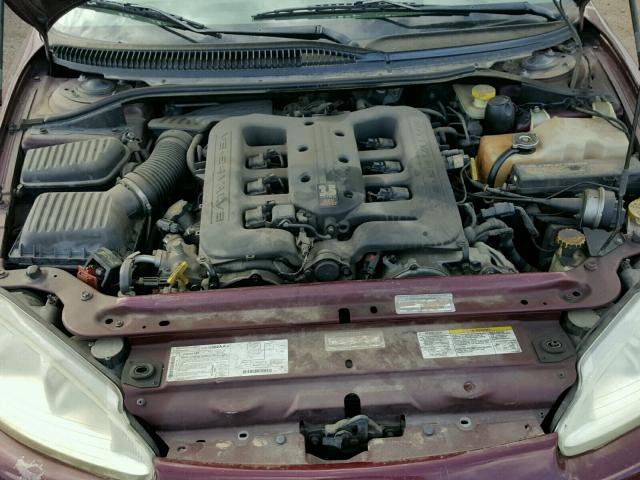 2B3HD46V02H194448 - 2002 DODGE INTREPID S MAROON photo 7