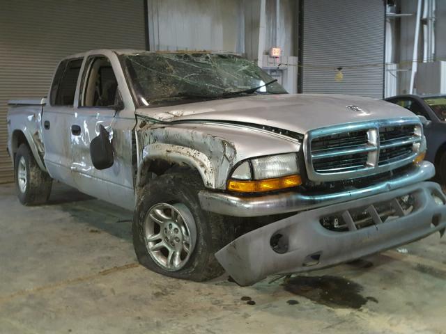 1D7HG48N23S311059 - 2003 DODGE DAKOTA QUA SILVER photo 1