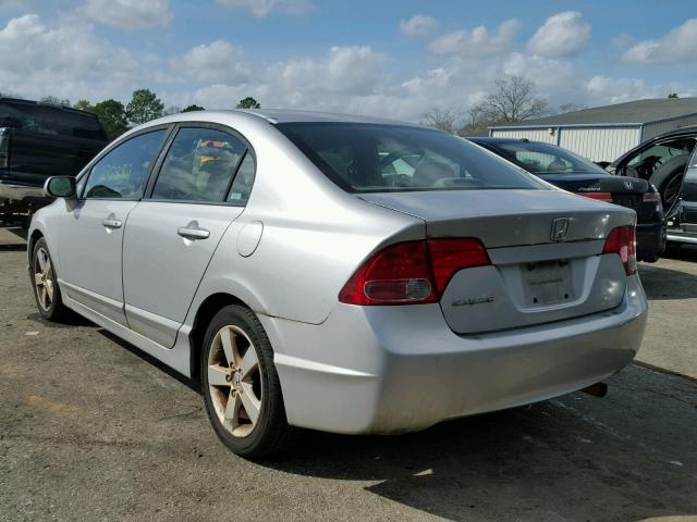 1HGFA16808L028726 - 2008 HONDA CIVIC EX ვერცხლისფერი ფოტო 3