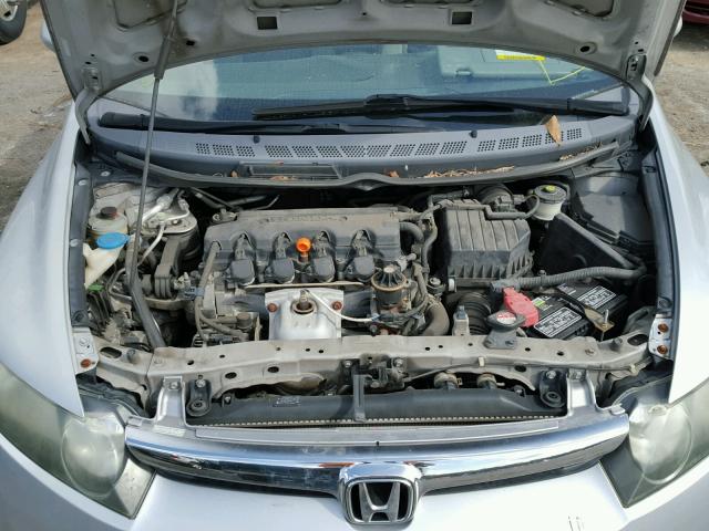 1HGFA16808L028726 - 2008 HONDA CIVIC EX ვერცხლისფერი ფოტო 7