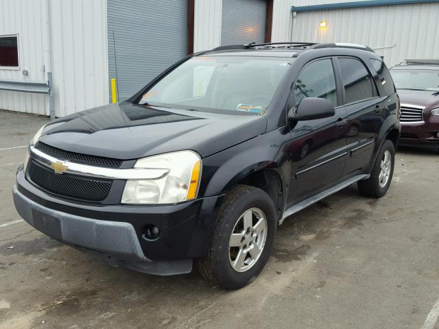 2CNDL23F156083856 - 2005 CHEVROLET EQUINOX LS BLACK photo 2