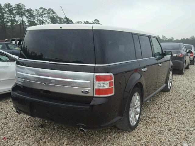 2FMGK5D81EBD04686 - 2014 FORD FLEX LIMIT PURPLE photo 4