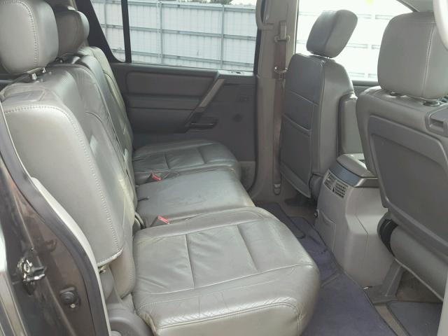 5N1AA08B94N730095 - 2004 NISSAN ARMADA SE GRAY photo 6