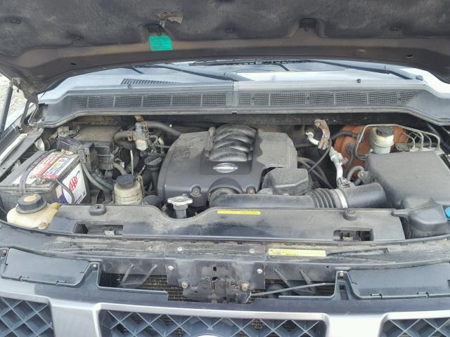 5N1AA08B94N730095 - 2004 NISSAN ARMADA SE GRAY photo 7