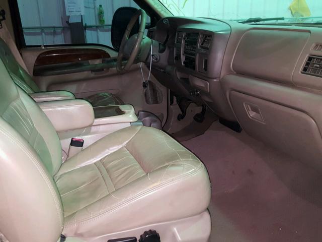 1FMSU43F6YEB17029 - 2000 FORD EXCURSION MAROON photo 5