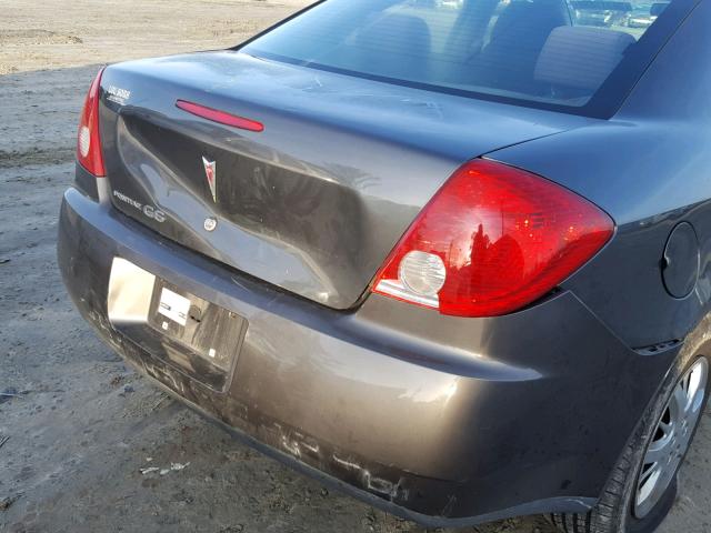 1G2ZF55B664265086 - 2006 PONTIAC G6 SE GRAY photo 9