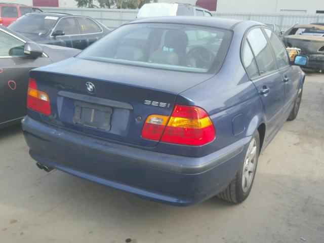 WBAAZ33473KP81843 - 2003 BMW 325 I BLUE photo 4