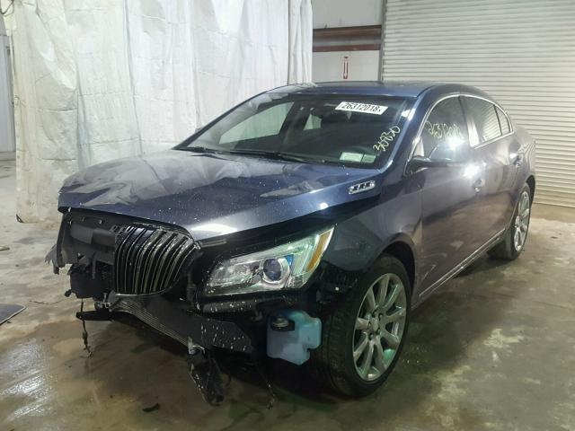 1G4GD5G3XEF206667 - 2014 BUICK LACROSSE P BLUE photo 2