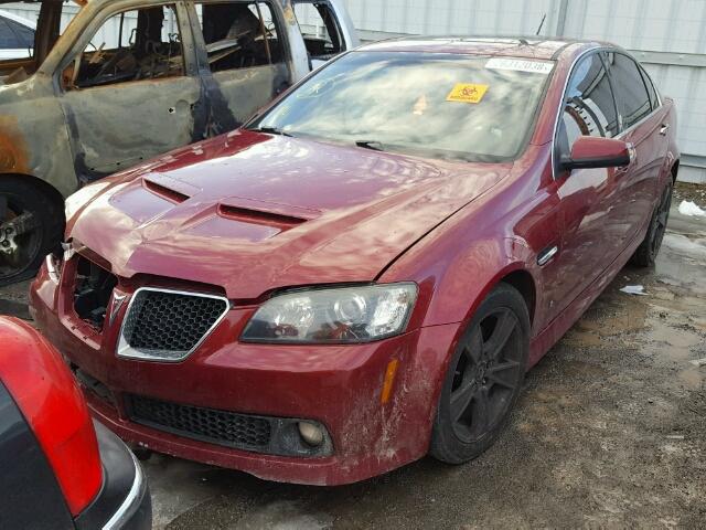 6G2EC57Y19L217226 - 2009 PONTIAC G8 GT RED photo 2