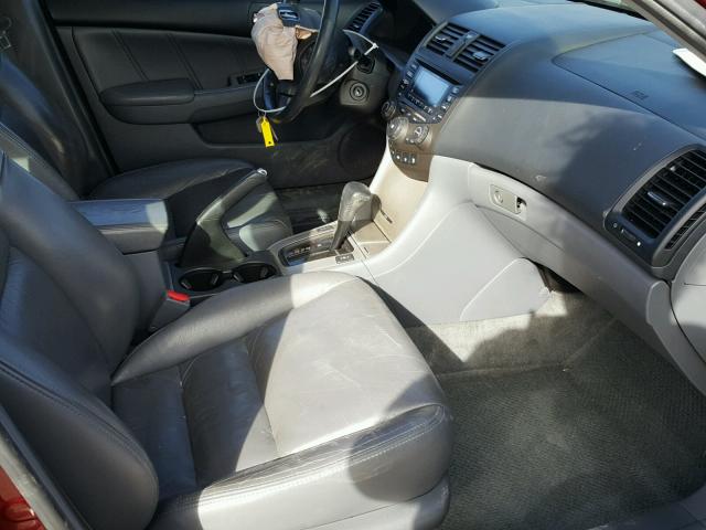 1HGCM56835A088668 - 2005 HONDA ACCORD EX RED photo 5