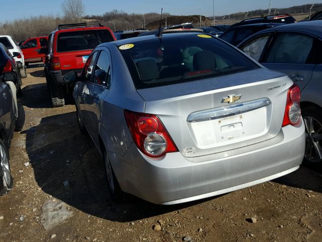 1G1JC5SHXD4139099 - 2013 CHEVROLET SONIC LT GRAY photo 3