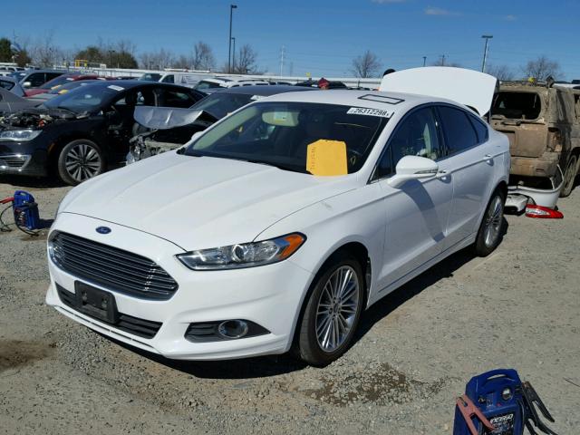 3FA6P0H97DR297983 - 2013 FORD FUSION SE WHITE photo 2