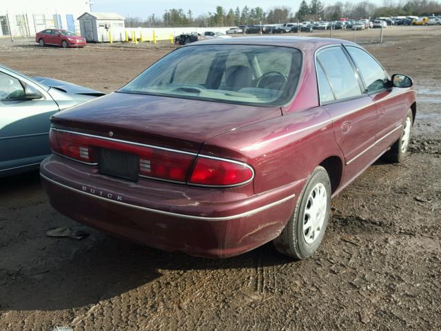 2G4WS52J121197903 - 2002 BUICK CENTURY CU MAROON photo 4