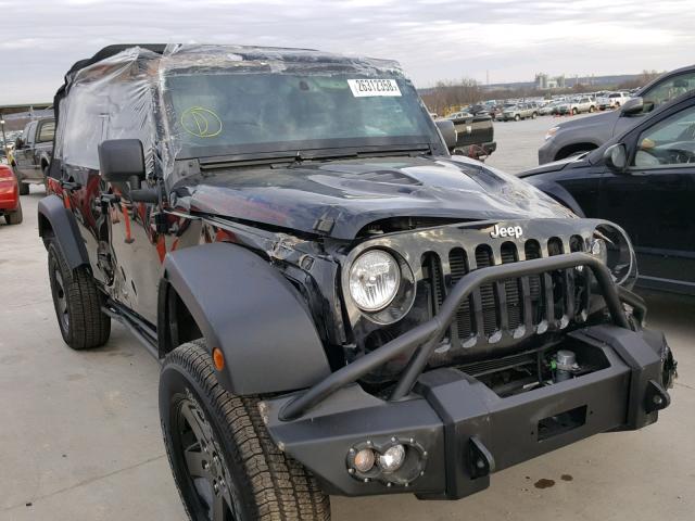 1C4HJWFG4FL700375 - 2015 JEEP WRANGLER U BLACK photo 1