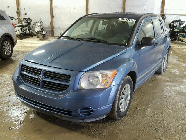 1B3HB28B57D323575 - 2007 DODGE CALIBER BLUE photo 2